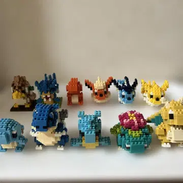 나노블록 포켓몬 총 11마리