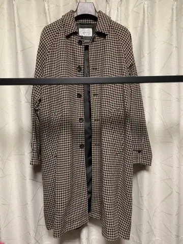 MORLES 하운드 투스 체스터 코트