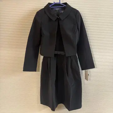[ 미사용 새상품 ] 엠즈 그레이시 원피스 수트 셋업 블랙 38