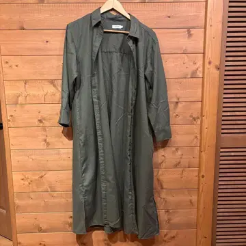 LEPSIM 긴팔 셔츠 원피스 M 올리브