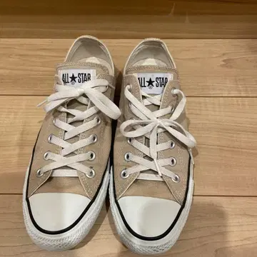 ALL STAR 베이지 스니커즈 로우컷