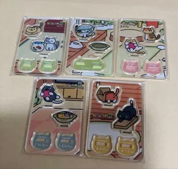 고양이 5종 아크릴 스탠드