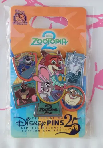 주토피아2 핀 배지 Zootopia2