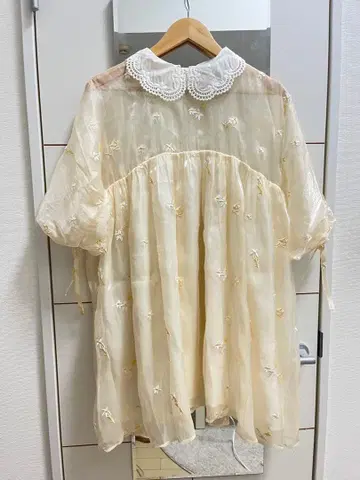 sister jane 자수 반팔 원피스 S