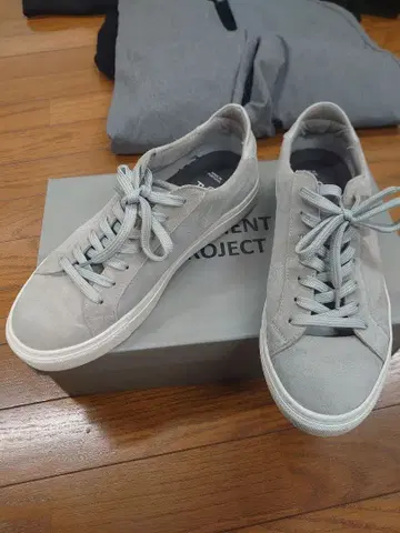 GARMENT PROJECT 그레이 스웨이드 스니커즈 41