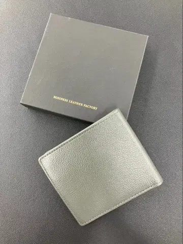 BUSINESS LEATHER FACTORY 접이식 지갑 그레이
