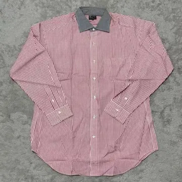 Reason 스트라이프 셔츠 긴팔 절개 디자인 M CA85