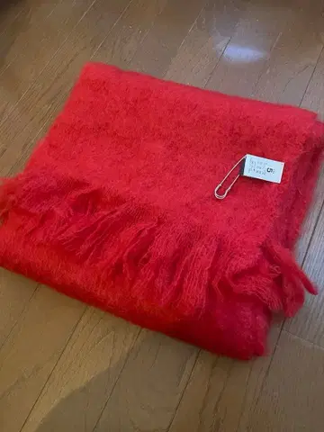 cinq 생크 모헤어 스톨 (레드)