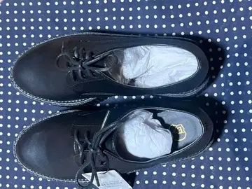 통굽 레이스업 슈즈 블랙 L 사이즈