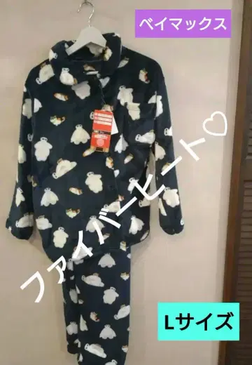 베이맥스 디즈니 플리스 룸웨어 L 사이즈 파이버 히트