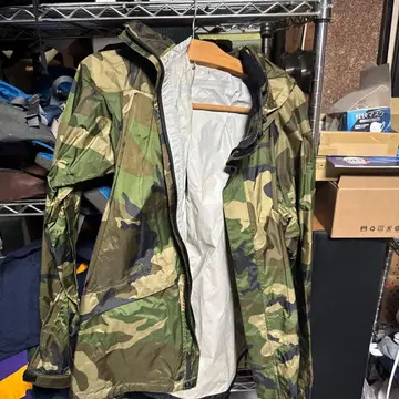 카모플라쥬 나일론 마운틴 후드티