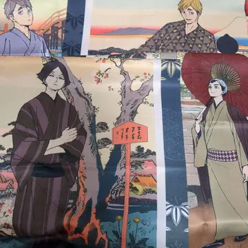 하이큐 배구 사계절 풍경 ~봄의 진~ 천 포스터