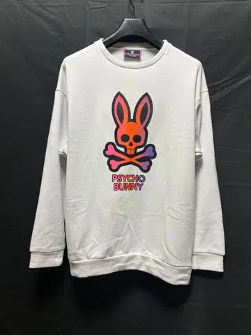 Psycho Bunny 스컬 토끼 로고 맨투맨