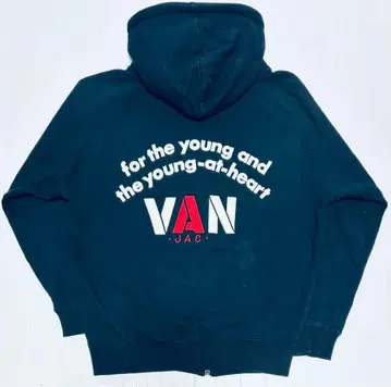 VAN jac  등 로고 지퍼 후드티 M