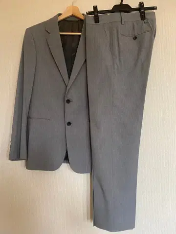 최종 가격 인하 theory 그레이 스트라이프 비즈니스 정장 2 버튼