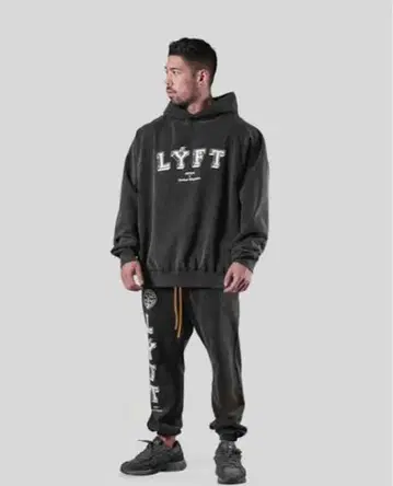 Lyft 빈티지 셋업 후드티 팬츠