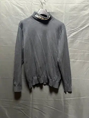 JACKBUNNY 그레이 터틀넥 니트