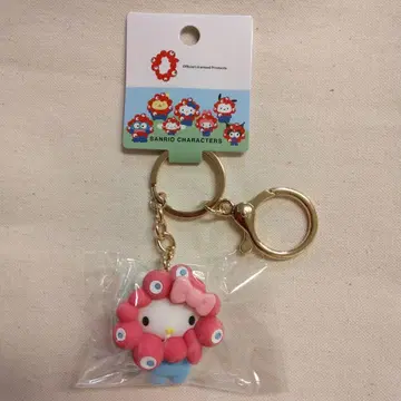 파스텔 키티  미야쿠미야쿠 산리오 키링