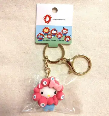 파스텔 키티  미야쿠미야쿠 산리오 키링