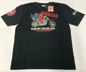 TEDMAN 테드맨 반팔 T셔츠 블랙 TDSS-532 (미사용)