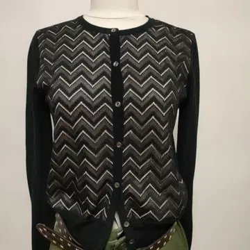 루니 코튼 니트 가디건