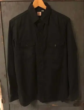 SUGAR CANE 블랙 셔츠