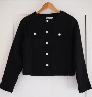 노카라 트위드 자켓