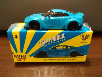 MINIGT LBWK Nissan GTR Light blue