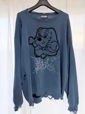 GALFY 스파이더 염색 니트