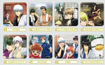 은혼 편안한 컬렉션 ~셀카~ 스퀘어 캔뱃지 컴프 세트 해외판 재판매