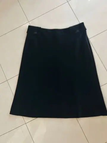 올드 잉글랜드 벨벳 블랙 스커트 38 졸업식 입학식