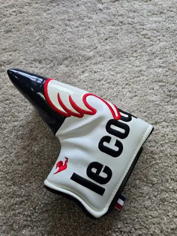 새상품급 르꼬끄 퍼터용 골프헤드커버 핑 타입