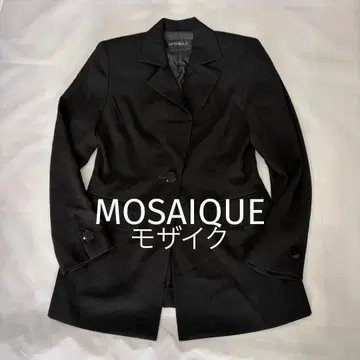 통기성 테일러드 롱 자켓 블랙 9호 어깨 패드 있음