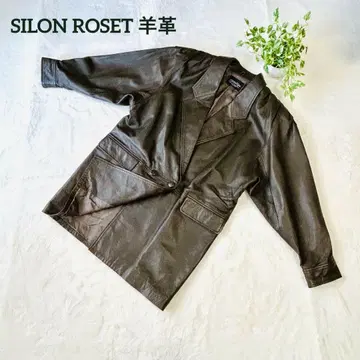 [ 컨디션 최상 ] 고급 양가죽 SILON ROSET 테일러드 자켓 M