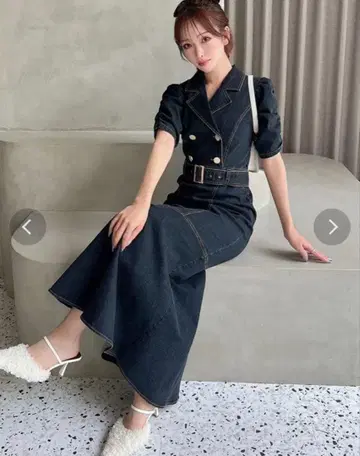 RESEXXY 스티치 디자인 머메이드 원피스 미사용 새상품