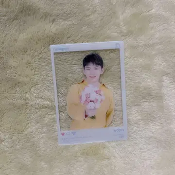 WOOZI 폴라로이드풍 포토 카드