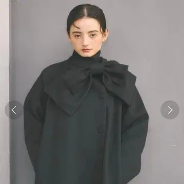 MIRO AMURETTE 2way 리본 타이 코트