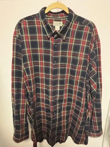 L.L.Bean 엘엘빈 플란넬 셔츠 체크 무늬 긴팔 셔츠