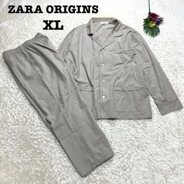 ZARA 남성용 셋업 오버 사이즈 셔츠 팬츠 빅 사이즈 XL