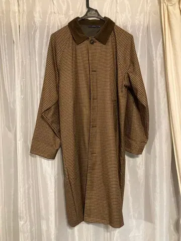 CPCM 체크 무늬 코트 M 사이즈