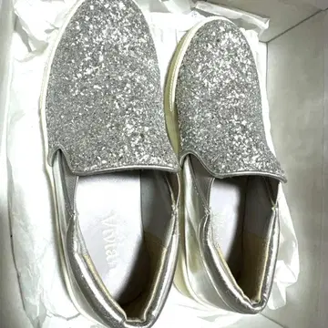 당일 발송! Vivian 실버 글리터 신발 M 사이즈