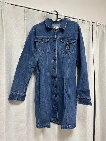 [Calvin Klein] 데님 미니 원피스