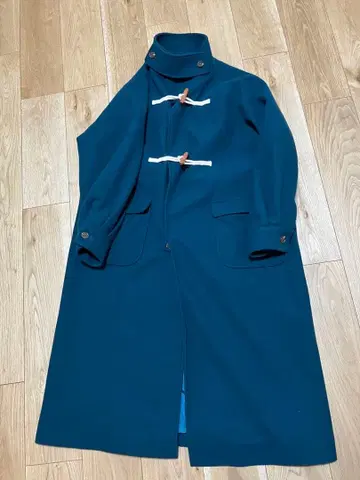 forksy. 롱 코트 더플 코트 그린