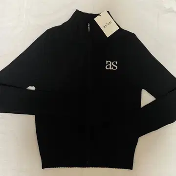 ason 마론 니트 집업 상의 아즈온 ason 한국 블랙