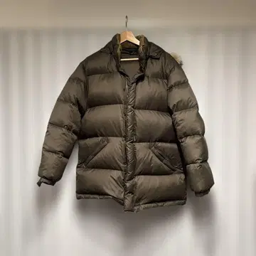 Paul Smith 카키 다운 자켓 L 사이즈 후드 탈부착 가능