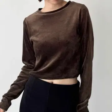 캐널진 엘마르 크롭 벨로아 T 브라운