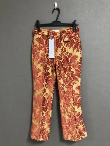 새상품 77circa 올 패턴 빈티지 슬랙스 팬츠