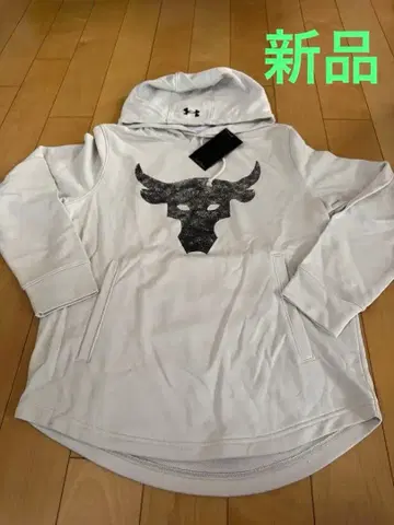 Under Armour 화이트 후드티 트레이닝복 상의 베이지 M