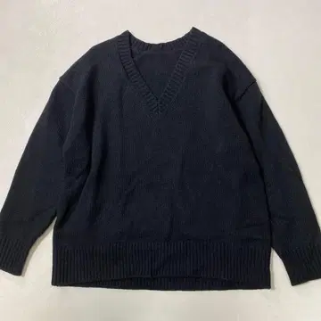 SPICK&SPAN 로우게이지 니트 V넥 풀오버