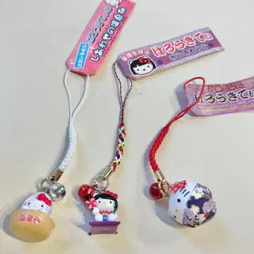 지역 한정 키티 온천 달걀 자시키와라시 와시 공예품